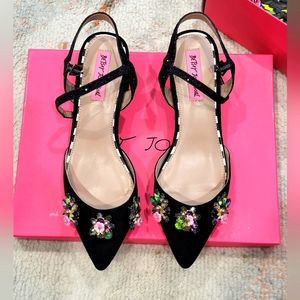 BETSET JOHNSON Point toe Block Short Heel size 7.5